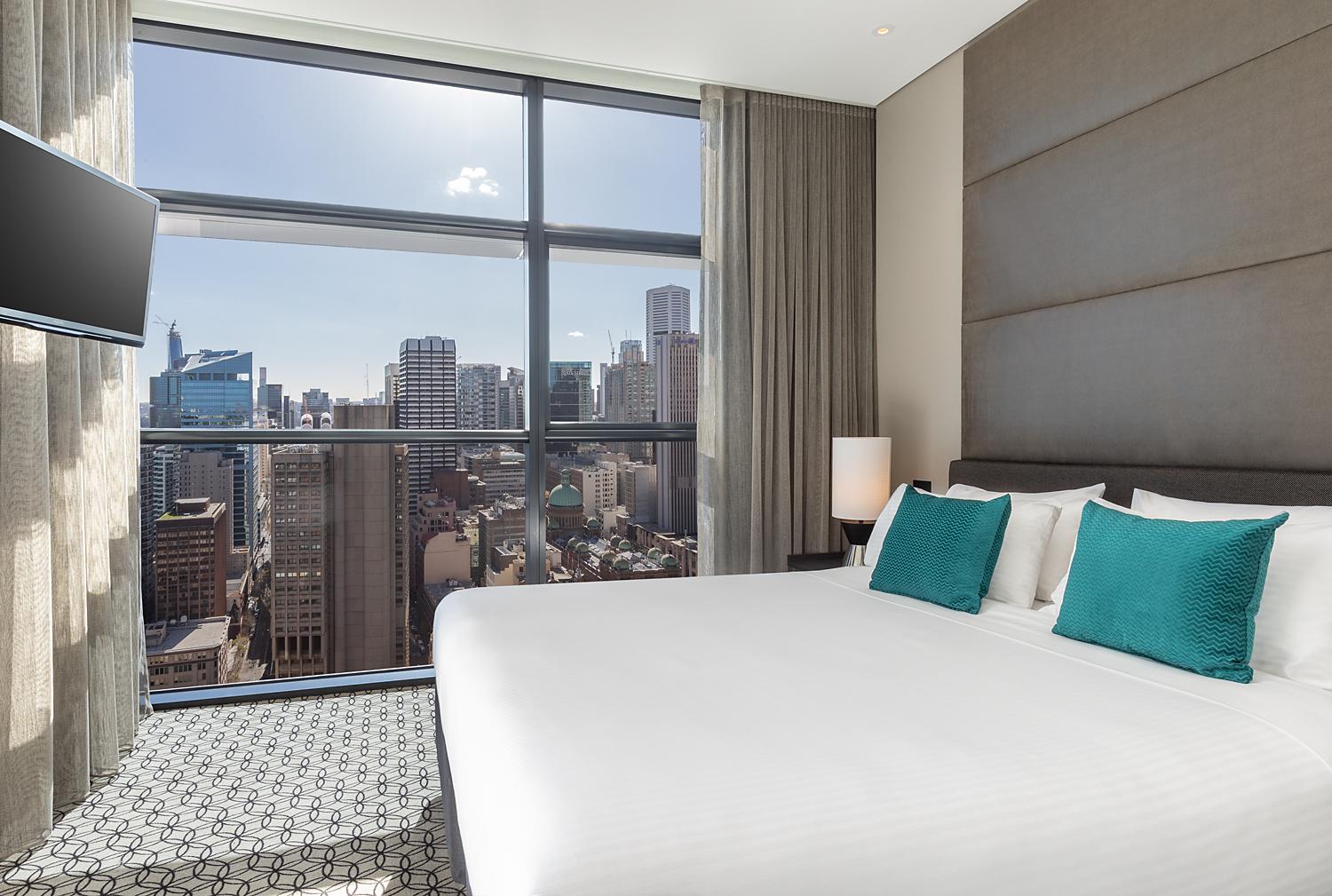 Fraser Suites Sydney Esterno foto A bedroom at the hotel
