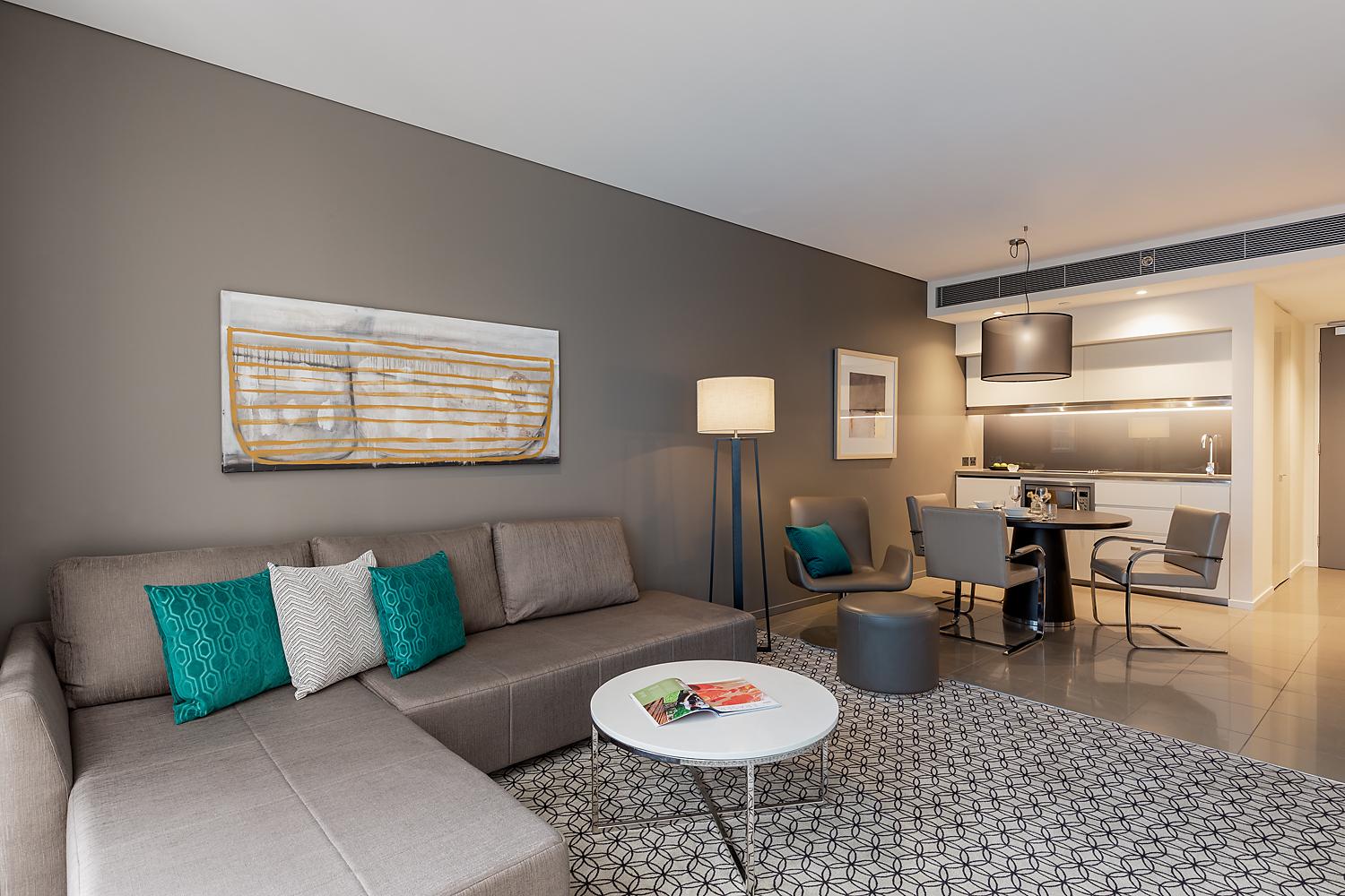 Fraser Suites Sydney Esterno foto A living room