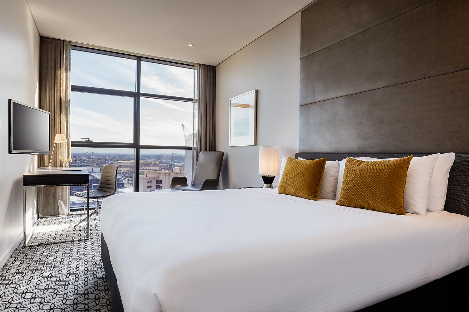 Fraser Suites Sydney Esterno foto A room at the hotel