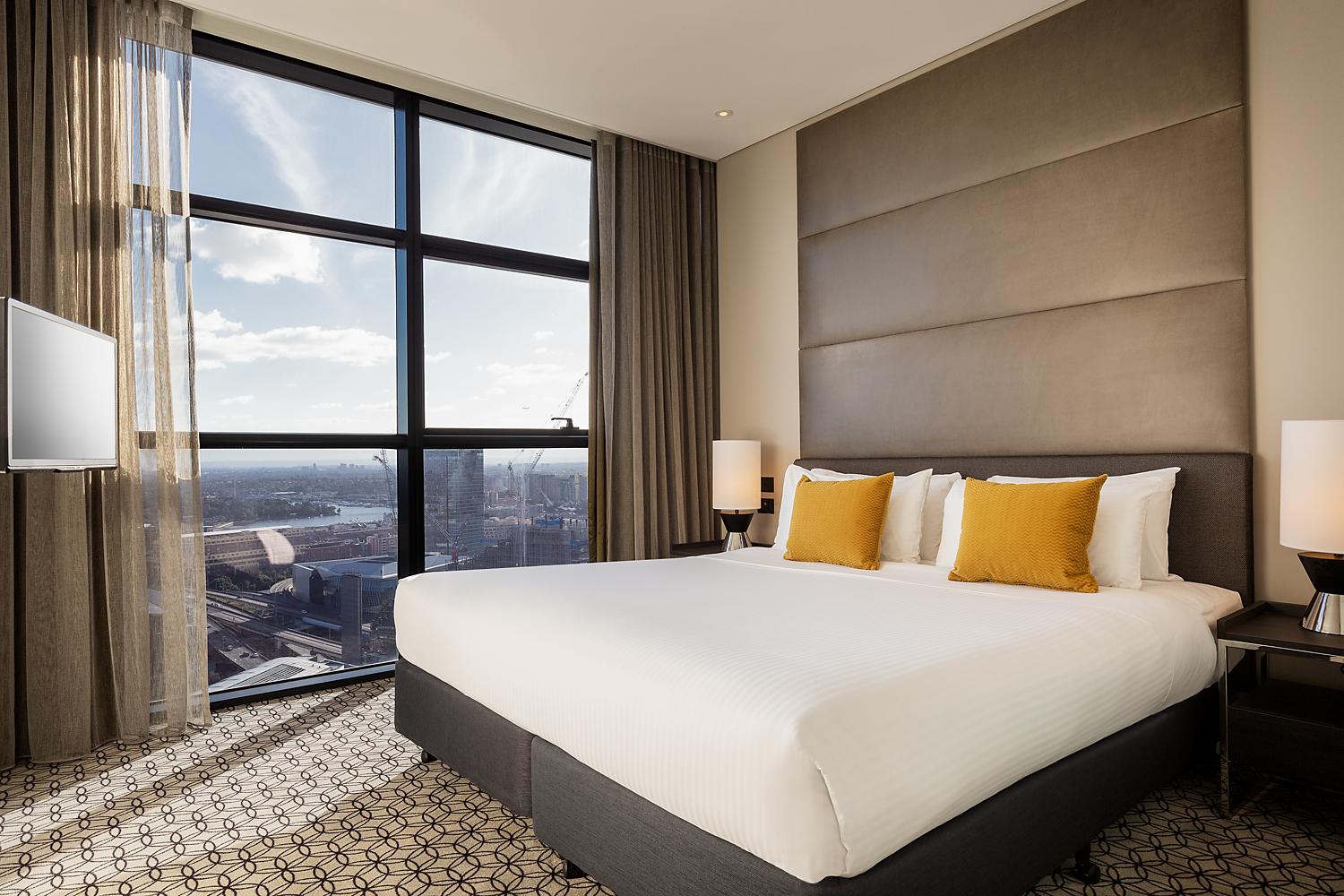Fraser Suites Sydney Esterno foto A bedroom at the Hilton London West End