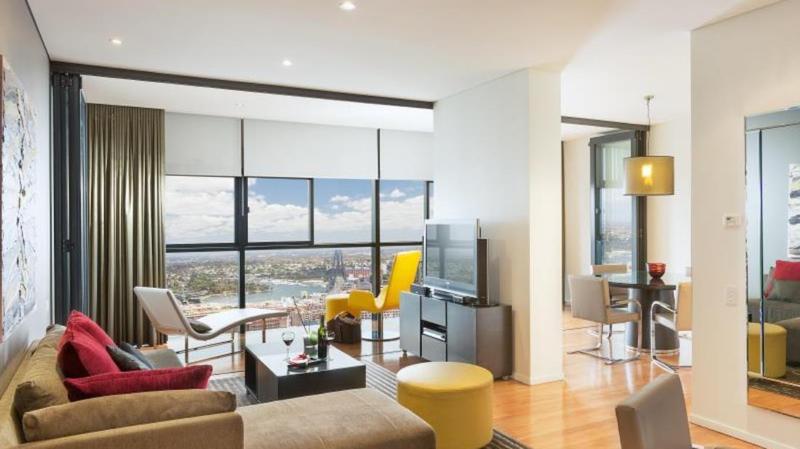 Fraser Suites Sydney Esterno foto The interior of a typical apartment
